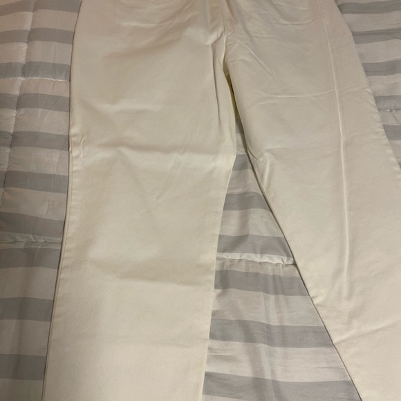 NWT. White Talbots Pants. - Picture 3 of 5